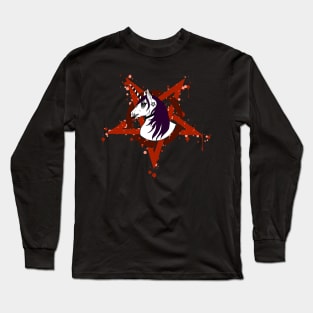 Corpse Paint Unicorn Long Sleeve T-Shirt